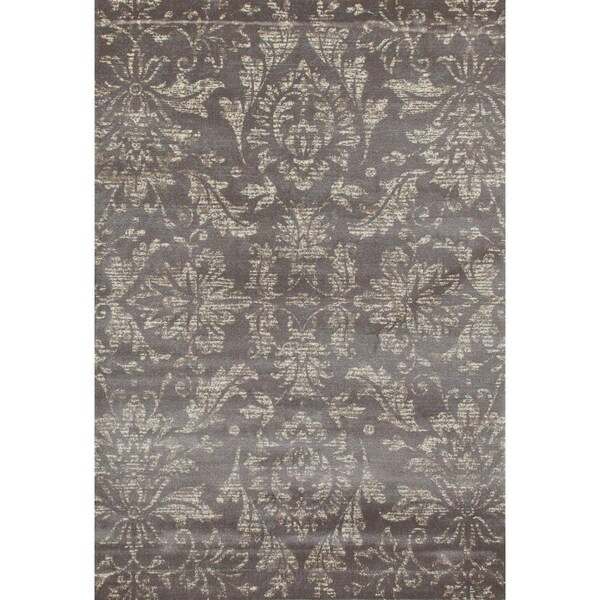 Standalone Arabella Collection Arabesque Woven Area Rug - Gray - 2 x 4 ft. ST2994646 - main